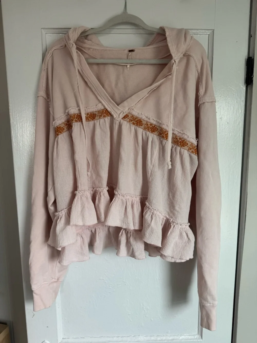 Free People Harry Mix Media Ruffle - Picture 6 of 6
